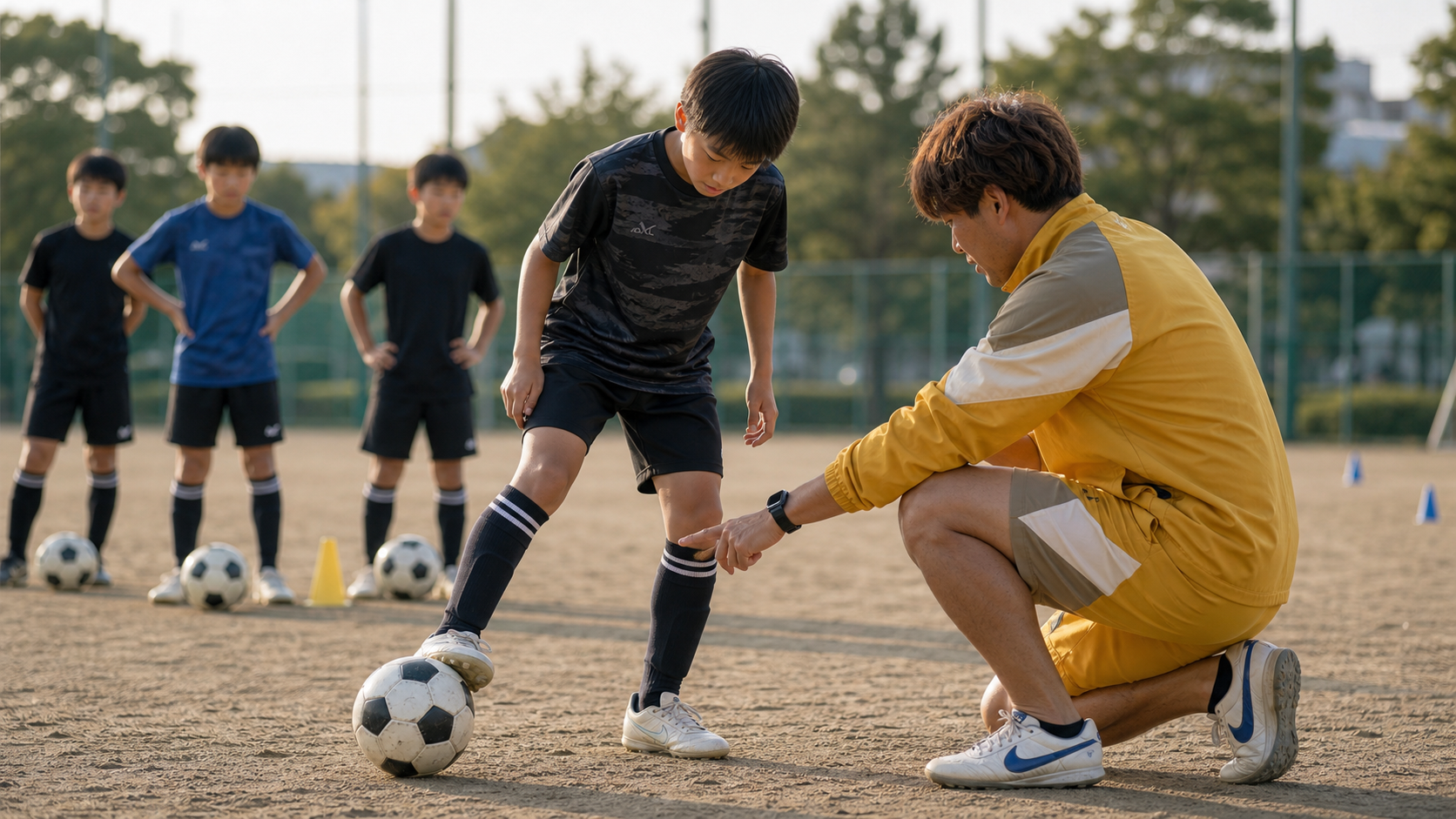 谷田部メソッドを試合で実践する場所の練習イメージ 3
